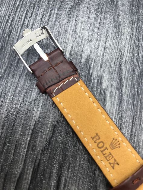 buy leather strap from rolex|authentic rolex leather strap.